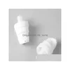 Förpackningsflaskor grossist 5 ml/10 ml/15 ml vit plast tom luftlös pump vakuumtryck lotion flaskor kosmetisk container droppe deliv dhl3z