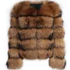 2022 Winter must have Faux Fur High Quality Casual plus size women's coats Trendy Clothing Fluffy Women Faux Fox Fur Coat