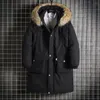 남자 다운 패션 겨울 겨울 캐주얼 한 단색 후드 따뜻한면 의류 모직 코트 두꺼운 양모 재킷 10.28