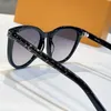 Женские модные солнцезащитные очки в большой оправе, высококачественное цветное антибликовое зеркало UV400, роскошное зеркало с золотым принтом, ножки с защитным чехлом Z1657E