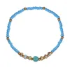 Strand Friendship Natural Stone Handmade Bracelet Rope Miyuki Beads Thin Bracelets For Women Yoga Jewelry Imitation Pearl Accessories