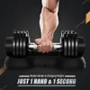 Justerbar hantel 25 kg singel för män och kvinnor med anti -slipmetallhandtag