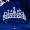 Pinces à cheveux coréen luxe strass bandeaux mariée mariage élégant exquis couronne bandeau pour filles tempérament accessoires de fête