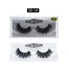 Natural Long 3D Mink Hair False Eyelashes Light Soft & Vivid Hand Made Reusable Fake Lashes Makeup Accessories for Eyes 16 Models BJ