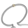 DY Bracciale Gioielli classico designer di lusso top accessori moda bracciale in acciaio inossidabile corda in titanio doppio colore apertura Bracciale femminile gioielli dy