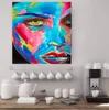 Pintura de parede de reprodução abstrata contemporânea de óleo na tela Helena wierzbicki pintura de olhar reto para decoração de casa