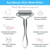 Face Care Devices Stainless Steel Pointed Roller Spatula Massage Ball Stone Massager face lifting Neck Beauty Skin Tool 231113