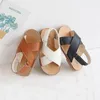 Sandals Toddlers Boys Girls 2023 Summer Children Beach Shoes Kids Fashion Cross tied Anti sliperry Soft Simple 230412