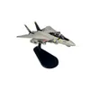 航空機Modle 1100 US Navy Grumman 4 4a Tomcat VF84 Fighter Metal Military Toy Diecast Plane Model for CollectionまたはGift 231113