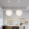 Lustres MiFuny Lustre Design Minimaliste Moderne Sens Hortensia Forme Salon Chambre Café Magasin De Tissu Lampes