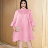 Robes de grande taille Robe large pour femmes Satin Maxi mode tenue élégante formelle luxe longue Robe ample 2023 été 3xl 4xl 5xl 6xl