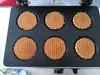 Food Processing Commercial Electric Shell Shape Waffle Maker Machine