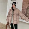 Damen Leder Kunstleder 2023 New Snow Wear Mantel Frauen Parkas Daunenjacke aus Baumwolle Warme weibliche lässige lose Winterjacken gepolsterte Puffer Parka Oberbekleidung J231113