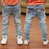 Jeans Herbst Kinderkleidung Jungen Jeans Kausal Solide Dünne Denim Kinder Jungen Jeans Für Jungen Große Kinder Dünne Jeans Lange Hosen 230413