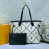 Borsa tote da donna Borsa firmata Borsa a tracolla classica stampata Borsa di lusso in pelle Borsa shopping di grande capacità Portafoglio Borsa da donna per il tempo libero Borsa da viaggio portatile