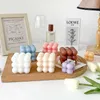 Scented Candle Creative Bubble Cube Candle Square Mini Scented Candles Wedding Souvenir Party Home Decoration Photo Props Birthday Gift P230412