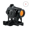 Telescope Binoculars 1x25 Outdoor Hunting Compact Red Dot with 1 Inch Riser Mount Adjustable Brightness Reflex Light MOA 231113