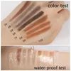 Ögonbrynsförstärkare 8 färger Ställ in Peeling Eyebrow Pencil Cosmetic Pencil Eyeshadow White Långvarig tatuering Ögonbryn Vattentät ögonbryn Makeup Tool 231031