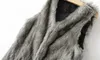 Gilet da donna Gilet in misto lana da donna Gilet allentato casual Senza maniche Cappotto caldo invernale per il corpo Capispalla elegante di lusso per