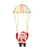 Rattles Mobiles ZK30 2023 Funny Dancing Parachute Santa Claus Doll Toy Will Sing Electric Kawaii ChildrenS Educational Christmas 231113