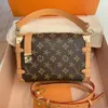 Oryginalne skórzane luksusowe pudełko torba crossbody M46358 M21741 Pochette klasyczny sprzęgło ramię torebka torebka damska męskie portfele podróżne projektanty wytłaczane torby