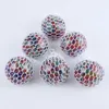 6.0 cm storlek squishy boll fidget leksak färgglada vatten pärlor mesh squish druvkul anti stress pressar bollar stress lättnad dekomprimering leksaker ångest avlastare