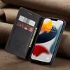 Business Magnetic Flip Wallet Case For iPhone 15 14 13 12 Mini 11 Pro XS Max X XR 8 7 Plus SE Leather Magnetic Closure Card Slots Holder Stand Phone Cover Cases