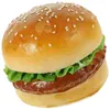 Décoration de fête, modèle de Hamburger simulé, fausse nourriture de Restaurant, scène de Sandwich, accessoire de photographie, décor d'exposition de pain