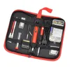 Bolsa de ferramentas Soldere a bolsa de ferramentas de ferro bolsa leve, portátil de couro portátil de couro de solda de ferro para ferramentas de soldagem vermelho/azul 85LC 230413