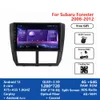 カーラジオビデオAndroid 2Din DVDプレーヤーGPSナビゲーションSubaru Forester 2008-2012 DSP Bluetooth Wifi SWC