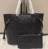 M41178/M40995/40996 Kvinnor Luxur Designer Totes Bag Shoppingväskor MM 2st/Set med plånbok äkta läder Medium modehandväskor Stora sammansatta väskor Purse