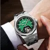 Zegarek po wielokąta Męki latające Tourbillon zegarki super świetliste szafirowe lustro męskie rąk rąk uzwojenie mechaniczne wodoodporne