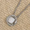 CZ PAVE PAVE HANDER KIJLLACE WIT GOUD GEPLATATE TWISTE CIRCLES Design ketting sieraden voor vrouwen