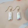 Dangle Earrings Lii Ji Boho Pearl Earring Baroque US 14K Gold Filled No Fade Drop Women Wedding Jewelry Christmas Year Gift