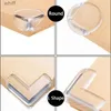 Corner Edge Cushions 10Pcs Baby Safety Transparent Table Corner Protector Furniture Corner Guard Anti-Collision Child Protection Cover Bumper EdgeL231113