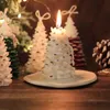 Scented Candle Christmas candles home decoration ornaments aromatic candles new year decoration house white Christmas tree candle table decor P230412