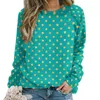 Damen Hoodies Gold Dot Lady Elegante Polka Dots Streetwear Casual Hoodie Langarm Kawaii Design Kleidung 2XL 3XL