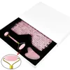 Dispositivos de cuidados faciais Natural Rose Quartz Jade Eye Máscara Guache Raspador Massagem Rolo Cristal Pedra Terapia Fria Sleep Cover Tool 231113