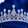 Pinces à cheveux coréen luxe strass bandeaux mariée mariage élégant exquis couronne bandeau pour filles tempérament accessoires de fête