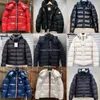 Designer New Mens Monn Down Jacket Classic Top Men's and Women's Fashion Down Coat Luxury Brand Armband Axelband Trend Winter Warmth Cotton Jacket Outdoor Jacket