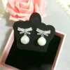 Stud Earrings White Tahitian Pearl Gemstone S925 Sterling Silver Sutd Earring Women 925 Jewelry Bizuteria Wedding Garnet Girls