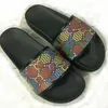 أحذية عالية أنيقة لويس Slippers Tigers كلاسيكيات شرائح الصنادل الرجال والنساء أحذية النمر التصميم الصيف huaraches