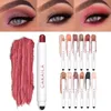 Kombinacja cienia do oczu/wkładka 12 szt. Cień do powiek Pro Waterproof Mat Mat Pearl Shimmer Ckseshadow Pencil Długotrwałe oko