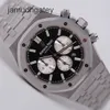 AP Szwajcarskie luksusowe zegarek Epicka Royal Oak Series 26331st Chronograph Black Diar Mens Precision Stal Watch Automatyczne maszyny Szwajcarskie Słynne zegarek luksusowy mały stal H5BC