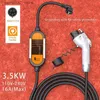 Accesorios para vehículos eléctricos feyree EV Cargador portátil Type2 3.5KW Corriente ajustable 8/10/13 / 16A Type1 j1772 Schuko Plug Wallbox para vehículo eléctrico Q231113