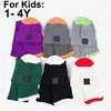 1-4Y Kids Tvådelar Designer Beanie Scarf and Hat Design Caps Classic Wool Winter Hat and Scarf Design Caps Shawl Designer Hatts Scarves Wool Beanie Wrap Scarfs 100*13cm