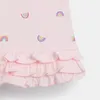 Robes de fille Little maven 2023 Vêtements d'été décontractés en coton rose arc-en-ciel Jolie princesse pour bébé filles enfants de 2 à 7 ans 230412