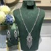 Naszyjniki Zestaw AcckingTrende Masher2 PCS Luksusowy wodpot dla kobiet przyjęcie weselne Dubai Bridal Jewelry