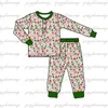 Pajamas Christmas pyjamas Baby Girls Boys Red and green matching diamond plaid pattern home improvement set children's clothing siblings 231113