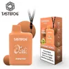 Tastefog Qute Wegwerp Vape Puff Flex 800 Hits 2% bladerdeeg 800 E Sigarettenpeulen apparaatkits 550 mah batterij voorgevulde 2 ml verdamper vaper desechable 15 Flavors Groothandel